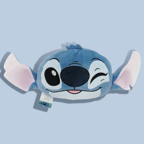 stitch pillow 51969 - Kids pillow featuring a unique 3D Stitch design, with adorable details and a playful face with standout ears. Made from ultra-soft and comfortable material, perfect for sleeping or everyday use, and a great decorative piece that adds a cute and fun touch to any child’s room