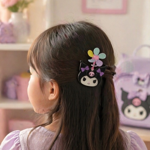2S50877 hair Clip - Kuromi hair clip Suatible for 3+ages