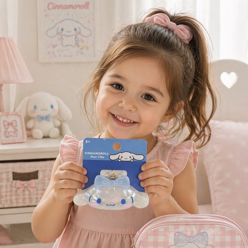 2S50871 Claw Hair Clip - a Sanrio Cinnamoroll themed blue and white hair claw clip.&nbsp; Suitable for your children 3yrs.old and above.