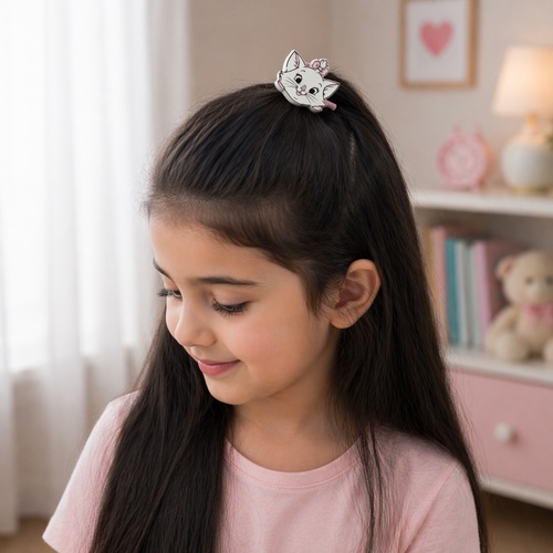 2S50797 Hair Accessories Set - Disney brand Aristocats Marie hair accessories set includes clips and elastics featuring the cartoon kitten.Its suitable for your children 3yrs old & above.