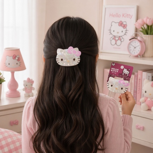 2S50873Hk Claw Hairclip - SANRIO hello kitty&nbsp; hair clip&nbsp; a perfect blend of playful charm and modern elegance. 3+ages and above