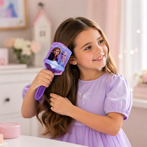 2S50774 Hair Brush - The Special bristle makes this hair brush easy to clean and maintain. Ideal as a gift for your kid for routine use. The Smooth and round edges make it easy to handle and carry even by small kids.