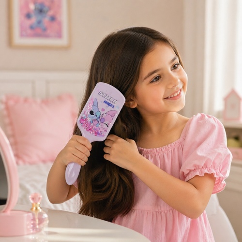 2S50783 Hair Brush - The Special bristle makes this hair brush easy to clean and maintain. Ideal as a gift for your kid for routine use. The Smooth and round edges make it easy to handle and carry even by small kids.