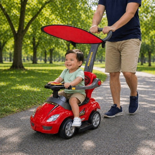 CHILDREN'S CAR-301(zoe202) - A 3 in 1 Cart and is a multifunction walker too. It is Lightweight, beautiful, durable, flexible. It is also easy to assemble and is made of strong plastic.