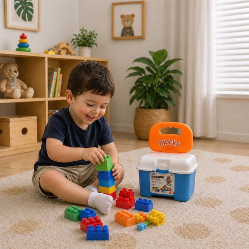 Puzzle blocks/6689-2 - 68pieces of puzzle blocks Years +3