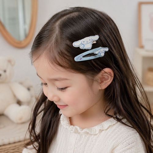50862 Hair Clip - Cinnamoroll hair clip is suitable for children 3years old and above.this is also perfect gift to your children.