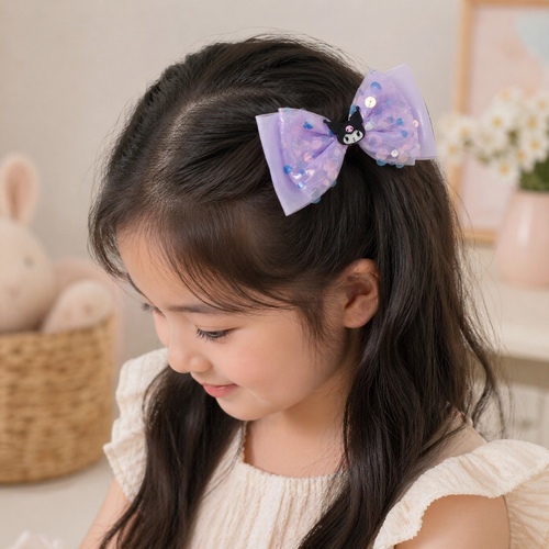 50854 Hair Clip - Kuromi Hairclip is perfect gift to your children.3+ages