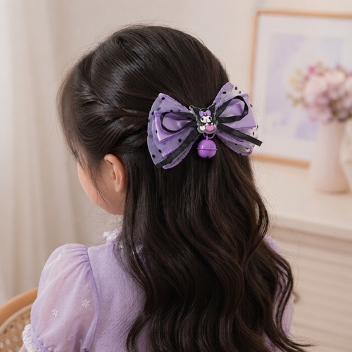 50852 kuromi Hairclip - Kuromi Hairclip is perfect gift to your children 3years old and above