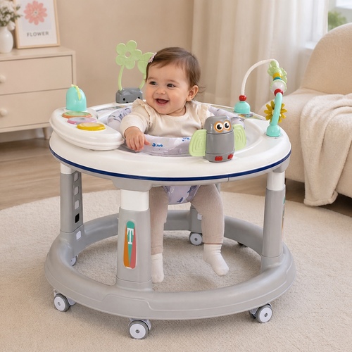 105-Baby Walker - Baby Walker: Equipped with 360 degree rotating silent wheels, accompany the baby to take the first step.