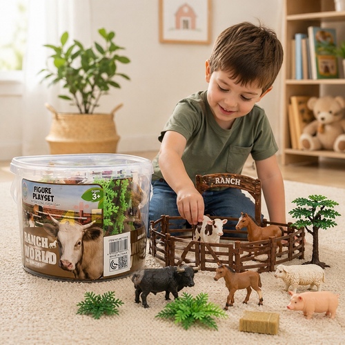 VS2595 Ranch World - Ranch world Animals is suitable for children 3 years old and above.