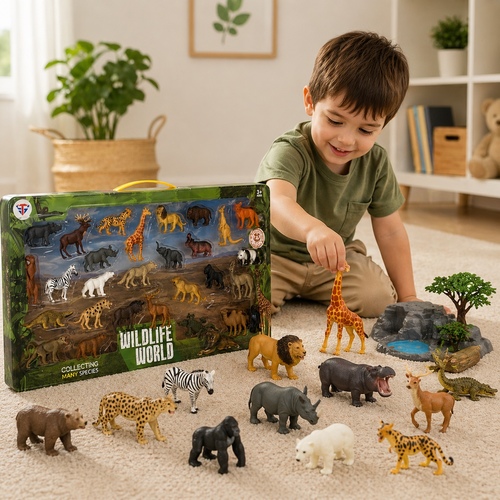 VS2670 Wildlife World - Wild life world Collecting Species is suitable for children 3years old and above.