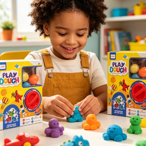 VS2239 Play Dough - the Crea Dough 262-15 activity and amusement toy set, designed for children aged 3 years and above.&nbsp;It is a modeling clay set featuring colorful dough.&nbsp;The set includes a 
