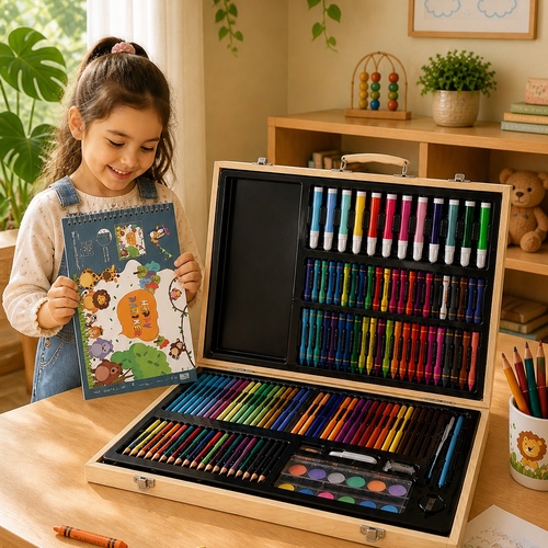 KBX-198 Wooden Art Set