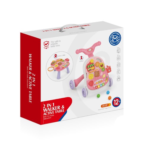 HE0815 2in1 Walker &Activity Table
