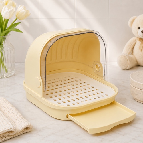 Yellow Infant Bottle Organizer and Drying Rack NP005-28943