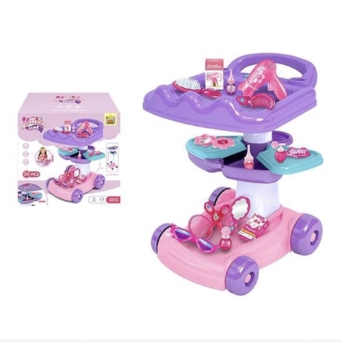 36778-141A/SK-Beauty Salon Trolley Play Set