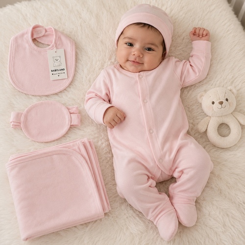 FD15-Infant Pink Clothes Set