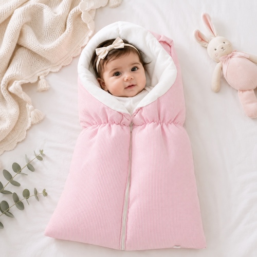 FD20-Pink Sleeping wrap bag
