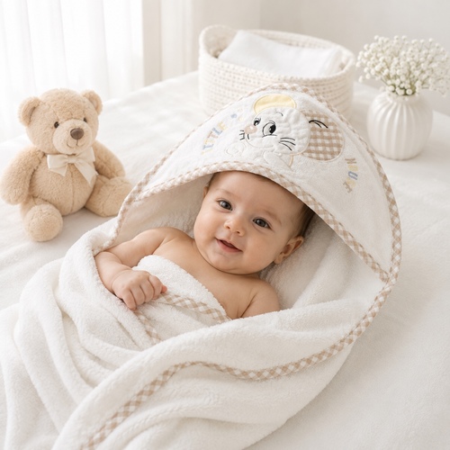 Baby Hoodie Towel BB10