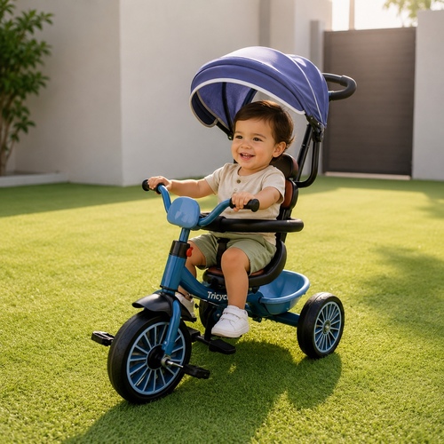 Tricycle-Stroller 6167/ZT Blue