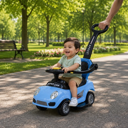 Ride On Car Push Bar - BLUE SDX-6688T/ZT