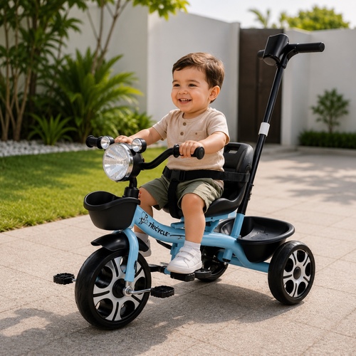 TRICYCLE PUSH BAR 619-BLUE / ZT