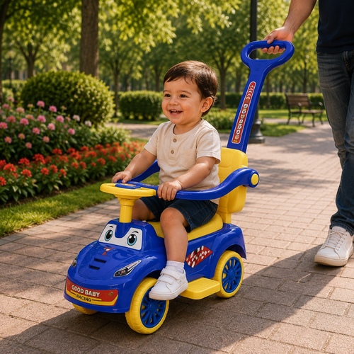 RIDE ON CAR PUSH BAR 902T-Blue