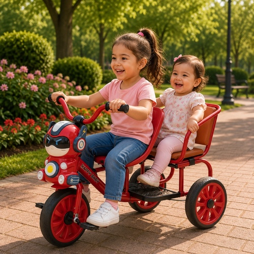 Tricycle Two-Seater XL604-RED