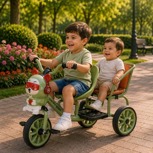 XL605 Green Tricycle Two-Seater