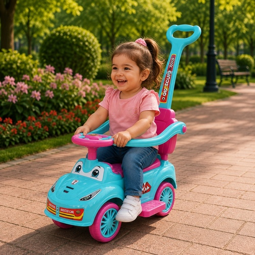RIDE ON CAR PUSH BAR 902T-Light Teal
