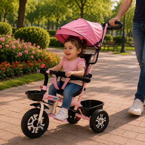 Tricycle Stroller A28 Pink