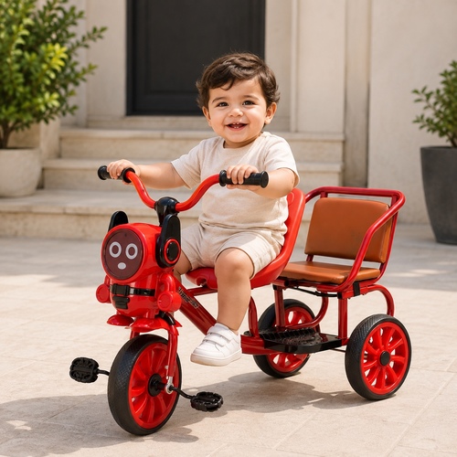XL607 Red Tricycle Two-Seater