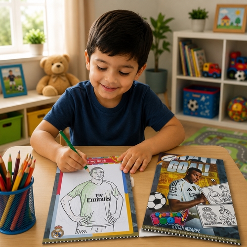 8282/KRS-Real Madrid Coloring Book