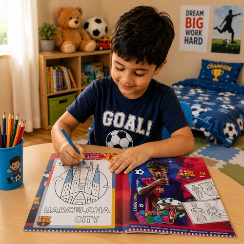 8282/KRS-Barcelona Coloring Book