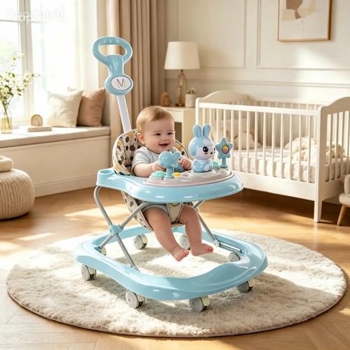 Baby Walker 858-M-29067 Blue/Bbh