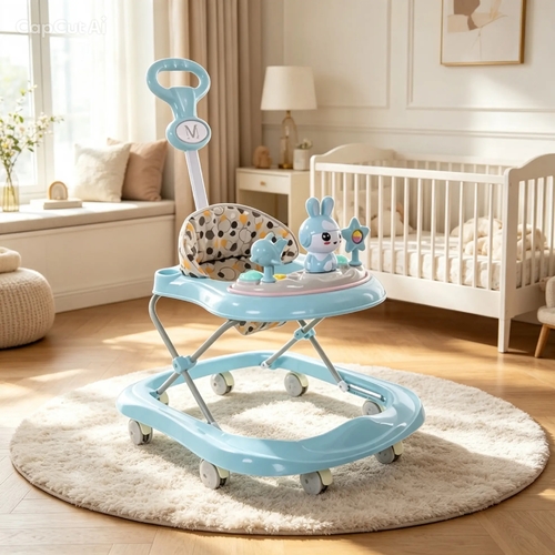Baby Walker 858-M-29067 Blue/Bbh
