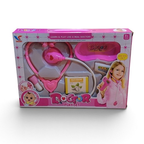 Pink Children's Doctor Play Set E6034/sk