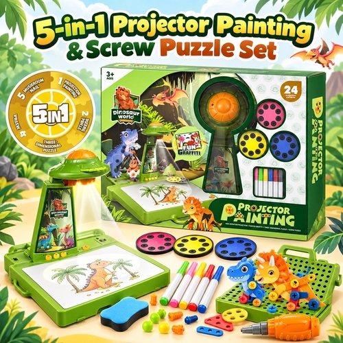 VS2819/SH-5in1 Dinosaur World Projector