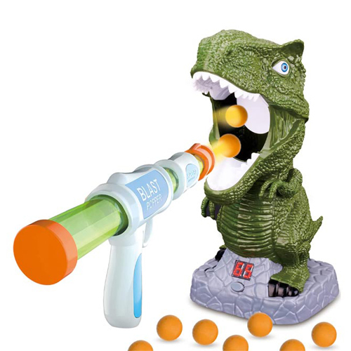 Monkiz - 003-3/Feeding The Dinosaur - Shoot into the dino's mouth!!with lights3 styles of gun - air cannon - air gun - rocket gunAge : +6 years