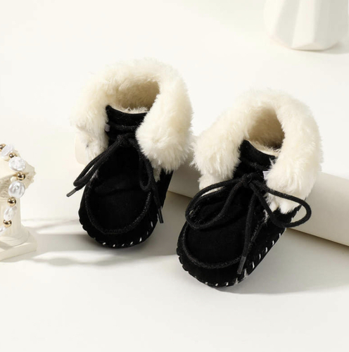 shoes with fur