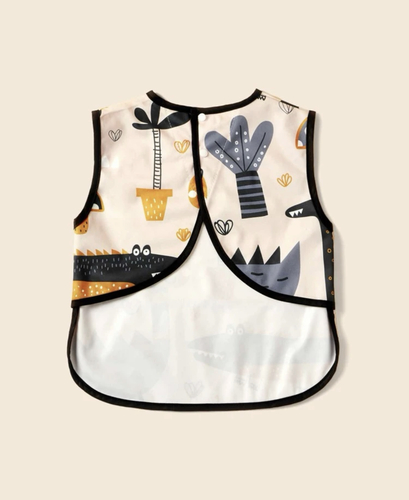 Crocodile feeding bib (sleeveless)