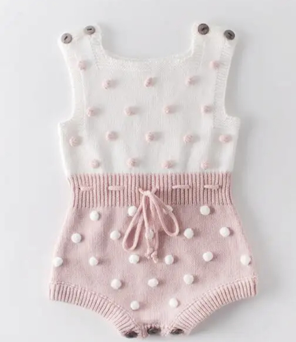 Polka dot romper