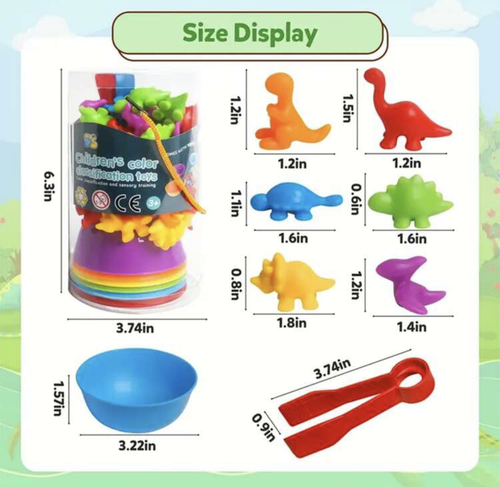 Dinosaur counting toy