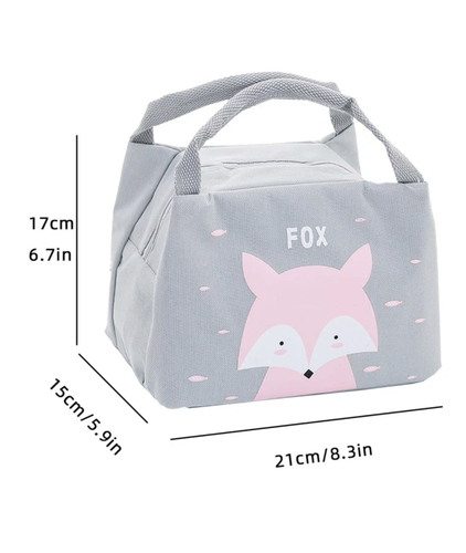 Fox lunch bag