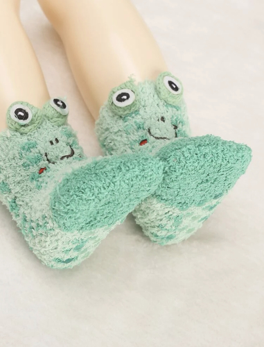 Winter non slip socks- frog