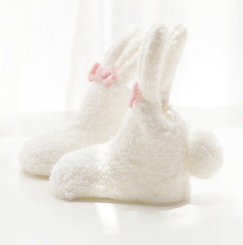 Non slip winter socks - rabbit