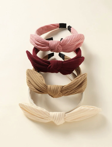 4 pieces bow knot hair hoop