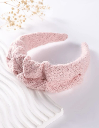 Wool hair hoop