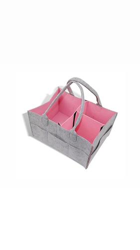 Diaper organizer - gray with color
