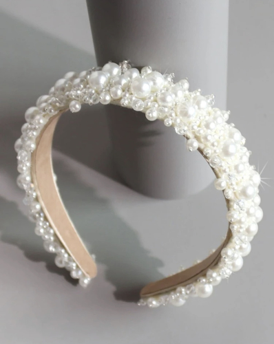 Pearl hair hoop
